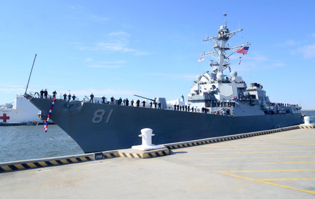 USS WINSTON S. CHURCHILL DDG-81 zurück in Norfolk | US Navy-Schiffspost